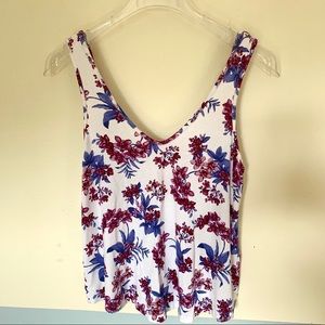 American Eagle Soft and Sexy Floral Print Tank Top